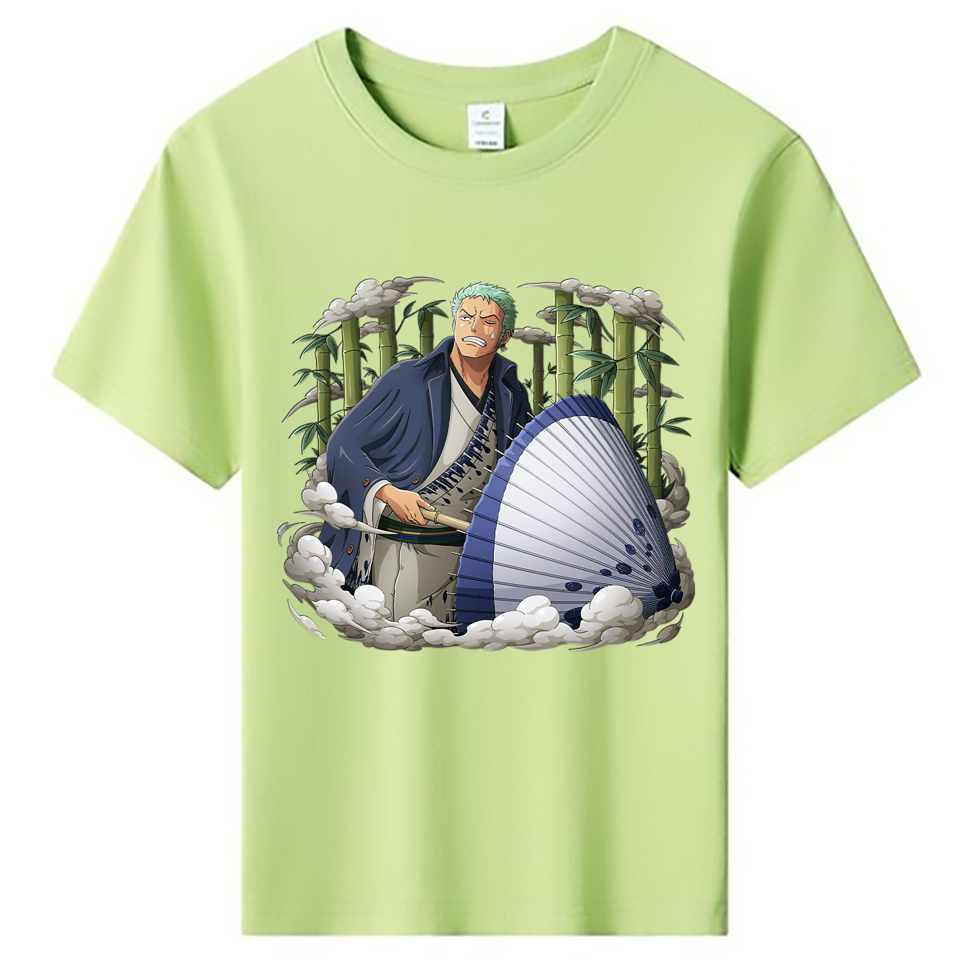 ワンピース ロロノア・ゾロ ONE PIECE Roronoa Zoro 綿100％キッズTシャツ（フロントプリント）
